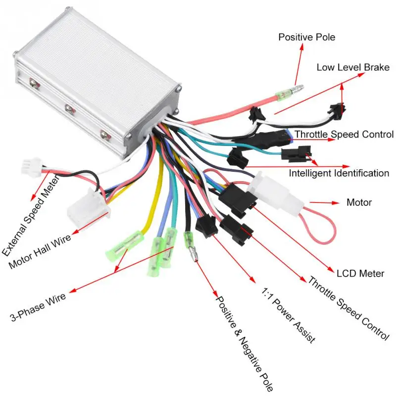 Controller 36V 250W 350W ebike bicycle Electric Bike LCD Panel Display Speed