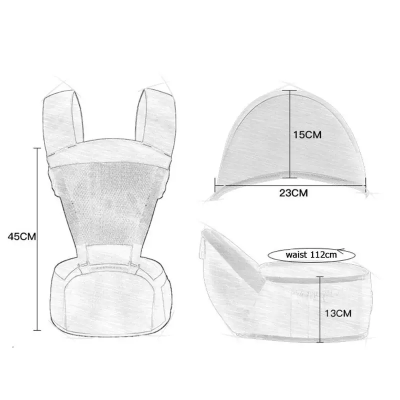 3 в 1 детское переднее набедренное сиденье, переноска для новорожденных, для улицы, для малышей, сумка, обертывание, для детей, слинг, рюкзаки, слинг, переноска