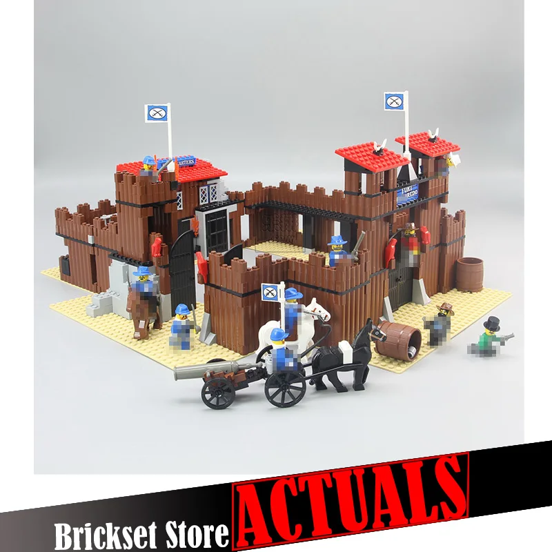 

LEPIN 33001 The Idian Cowboy`s Castle Creative Creator Building Blocks Bricks DIY Toys For children Model 742PCS legoINGly 6769