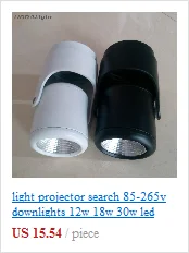 Потолочный светильник led spot surface 10 Вт черный/белый 200 мм 300 мм удлиненный dia75мм скидка 30