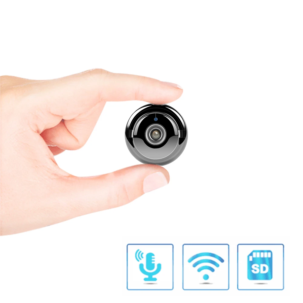 Цена Беспроводная мини Wi Fi камера 960 P HD IR ночного видения Домашняя безопасность ip камера видеонаблюдения Обнаружение движения Детский Монитор Cam...