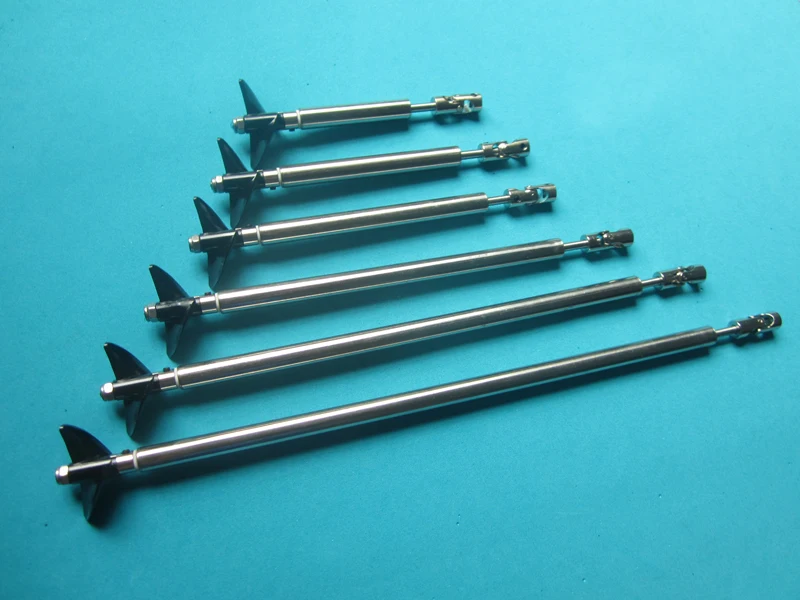 1Set 4mm Drive Shaft Kit L10 13 15 20 25 30cm Transmission Axle D36mm Propeller Props