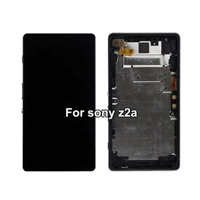 Original For Sony Xperia Z2a z2 a lcd display frame ZL2 ZL 2 LCD Screen