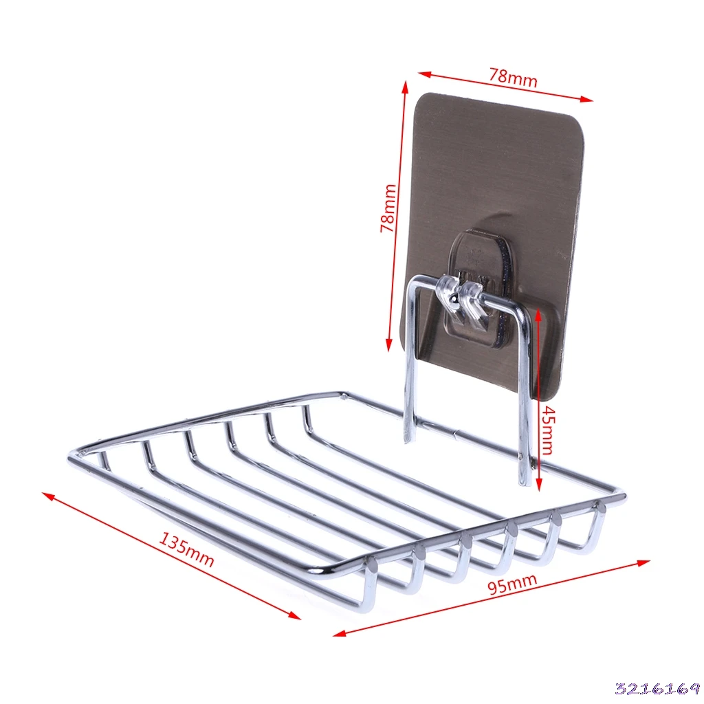 Настенный Держатель мыльницы клейкая присоска товарная полка для ванной комнаты