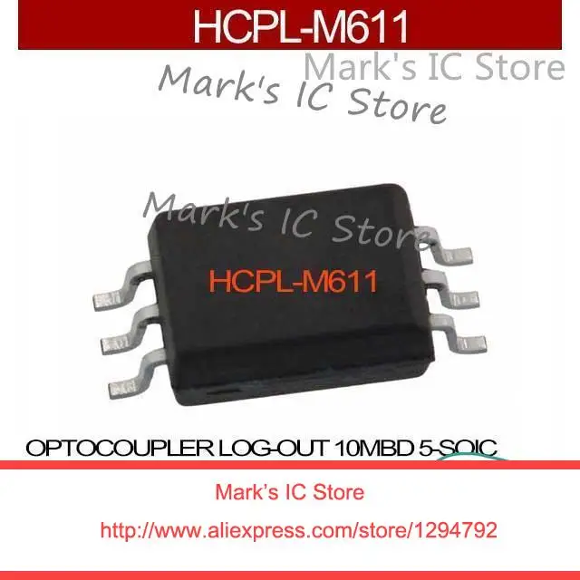 HCPL M611 OPTOCOUPLER LOG OUT 10MBD 5 SOIC HCPL M61 . 611 HCPL 611 HCPL