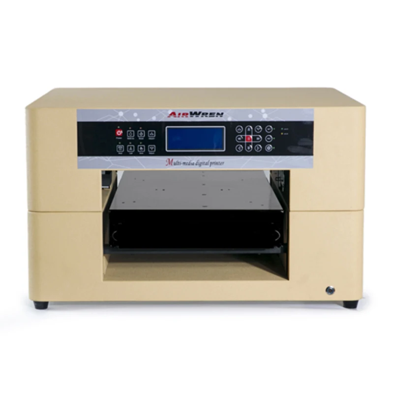 

Print both white and color airwren yellow AR-LED Mini5 plastic photo frame printing machine uv printer