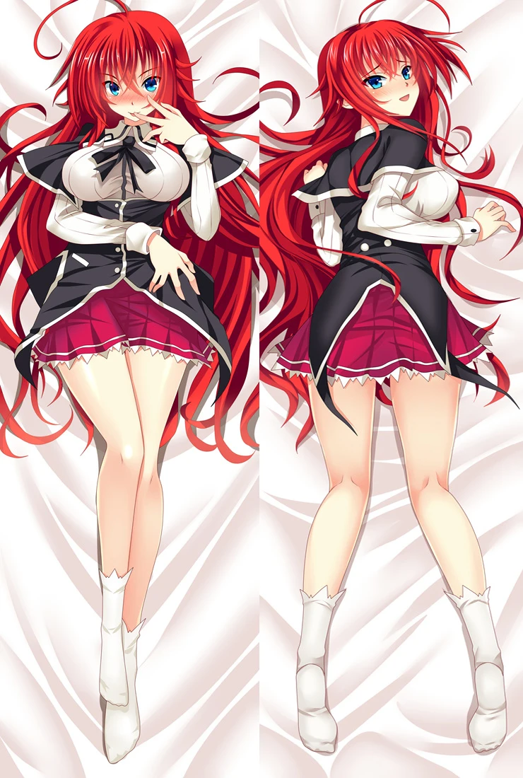Подушка Dakimakura подушка для обнимающего тела в стиле аниме High School DxD Rias Gremory & Asia Argento