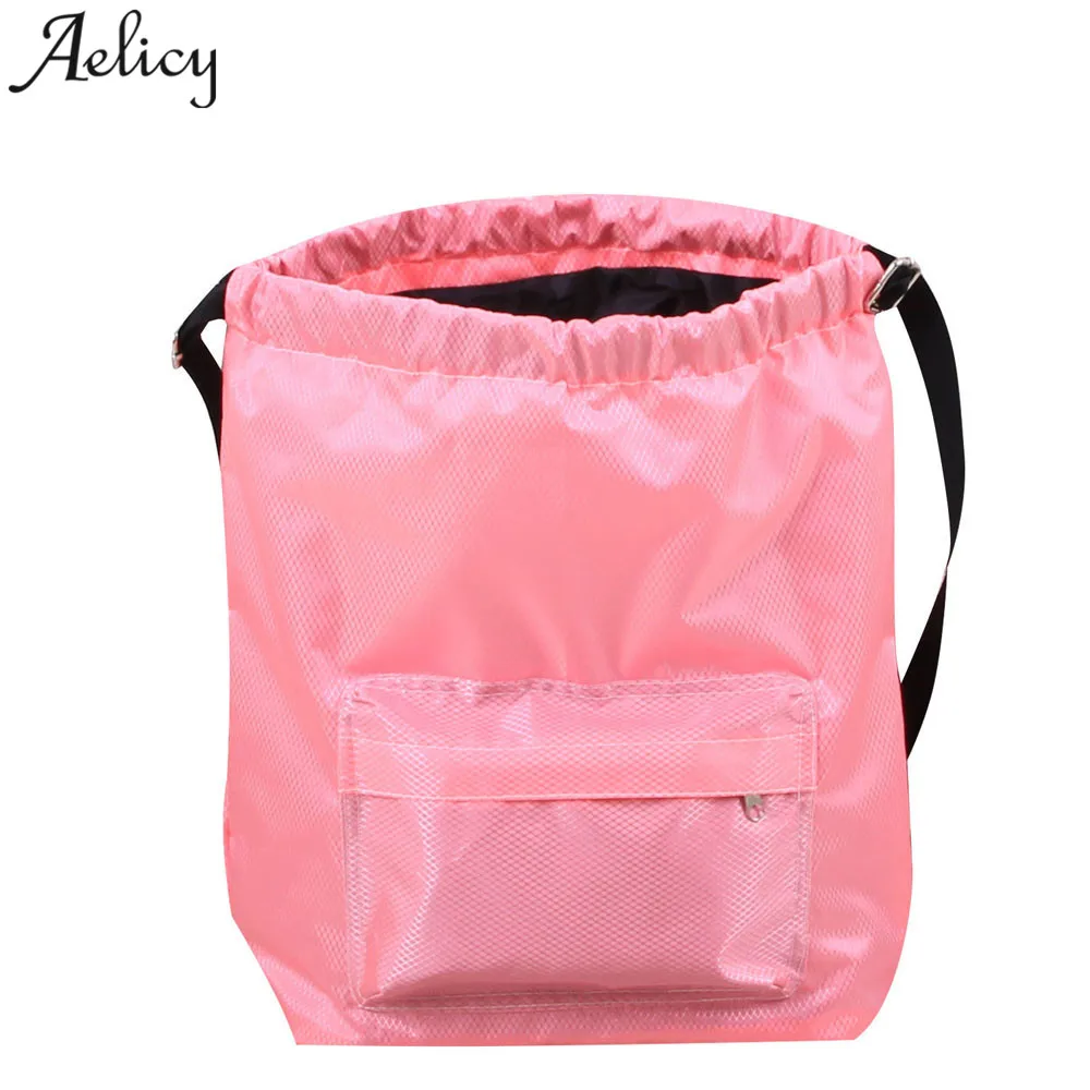 

Aelicy Unisex Backpacks Solid Bags Drawstring Backpack Waterproof School Bags For Teenagers Backpack Casual Travel Bag Mochila