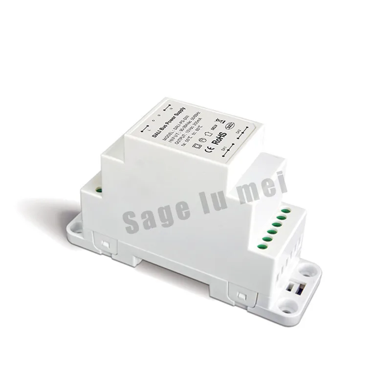 

For LED Lights LTECH DALI-PS-DIN;DALI Bus Power supply(DIN Rail);100-240VAC 50/60Hz input,15VDC 200MA output DALI Dimming Driver