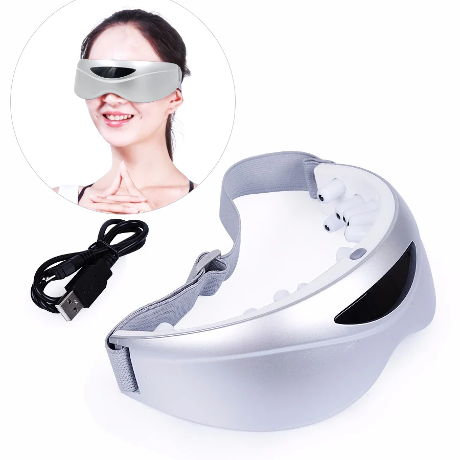 5 Speed 350mA vibration Eye massager mask Wireless Gesture Sensing USB