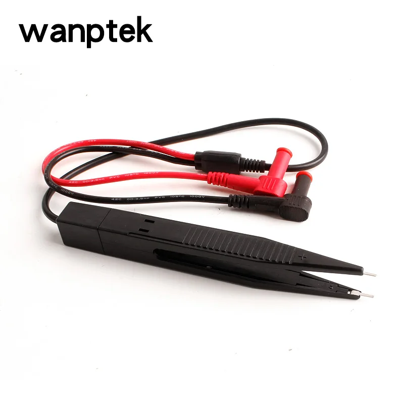 

wanptek SMD Inductor Test Clip Probe Tweezers for Resistor Multimeter Capacitor Meter Clip Probe Instrument accessories dropship