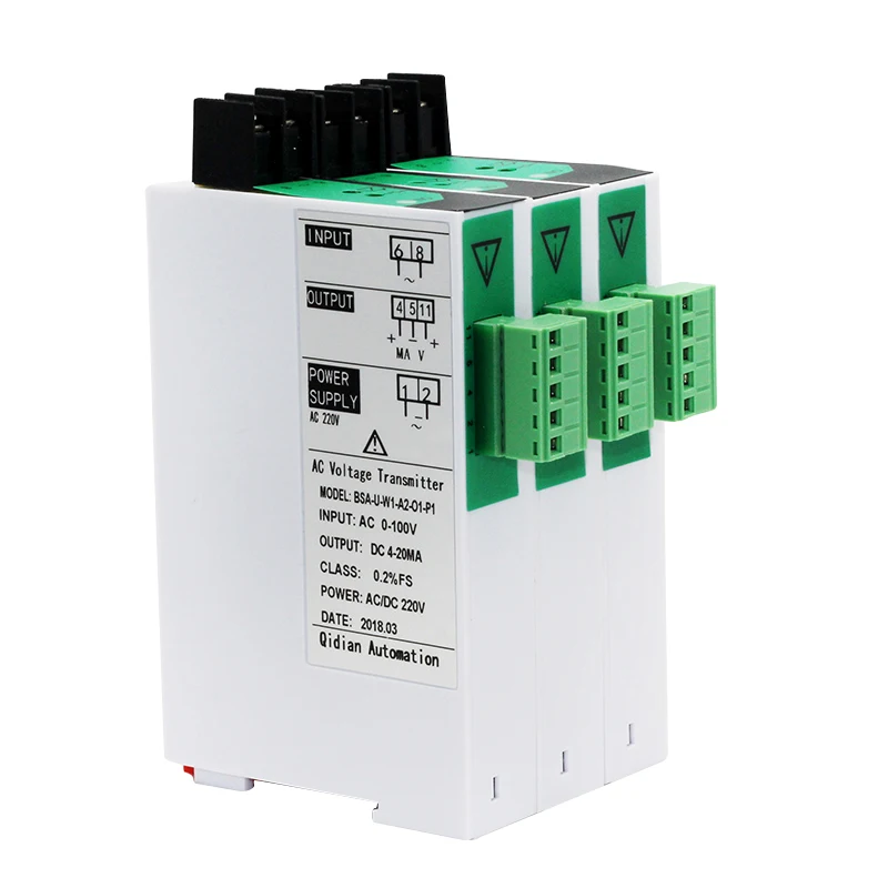 BSA U AC преобразователь напряжения 0 465V 1000V датчик передатчика с DC 24V источник