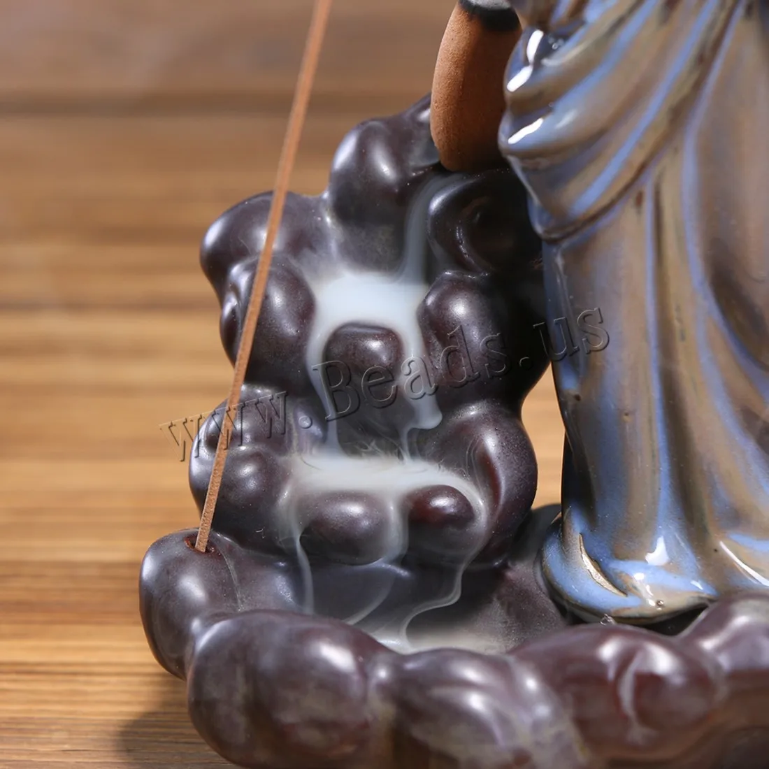 Creative Backflow Incense Burner Smoke Waterfall Incense Burner Ceramic Aromatherapy Furnace Holder Use In Home Office Teahouse