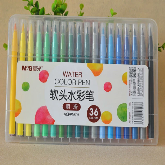 Felt Tip Pens Water Watercolor  Felt Tip Pens Colors Drawing - 12/18/24  Colored - Aliexpress