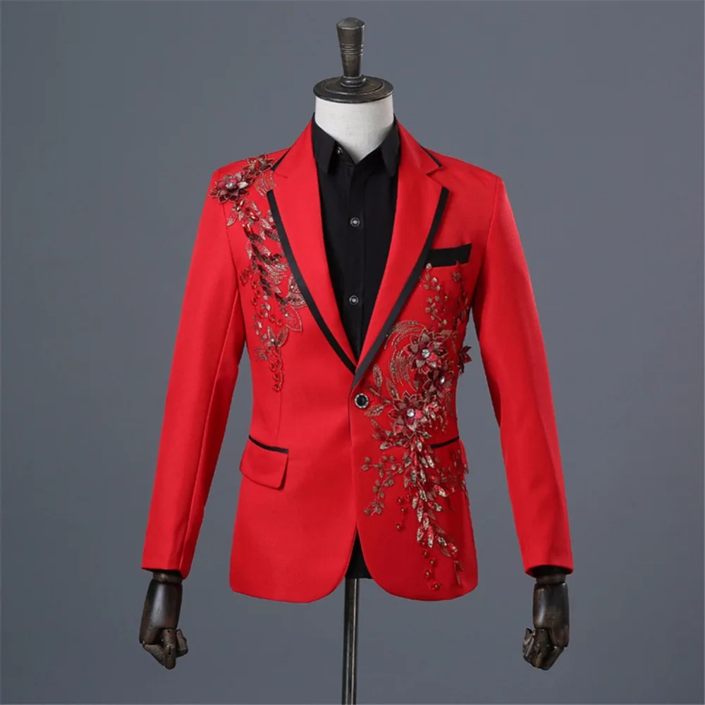 Appliqued Men Blazer (10)