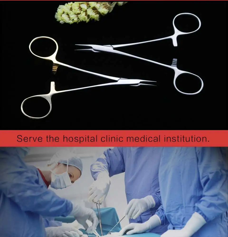 Suporte de Agulha Cosméticos e Instrumentos de Cirurgia 14cm de Aço Inoxidável Plástica Ferramentas Cirúrgicas Aureate Alça Porte-aiguille 3 Cheap Instrumentos p pálpebra