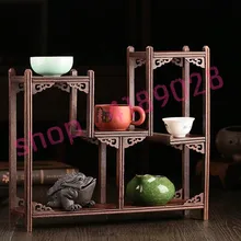 Твердой древесины куриное крыло дерево, средний низкий два очень стильные, курьеза полки, орнамент маятник стойке