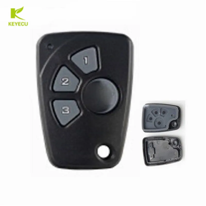 

KEYECU Replacement New Remote Key Shell Case Fob 4 Button for Chevrolet Cruze Spark Onix Silverado Volt Camaro