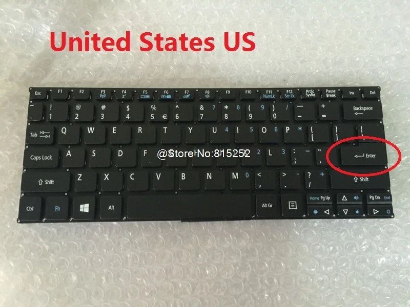 Сша RU CA клавиатура для ACER переключателя 10 с сша для|keyboard for acer|us keyboardlaptop keyboard |