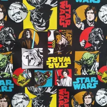 50*148 см Звездные войны хлопчатобумажная ткань для шитья материал "сделай сам" Hometextile пэчворк домашний кошелек из ткани одеяло