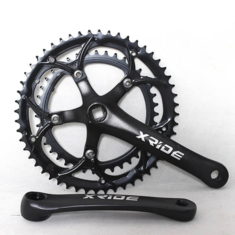 

Road Bike Crank Suit 170MM 39-52T BCD130 Bicycle Chain wheel Sprocket Crank Set 170mm Bike Parts 14/16/18 Speed