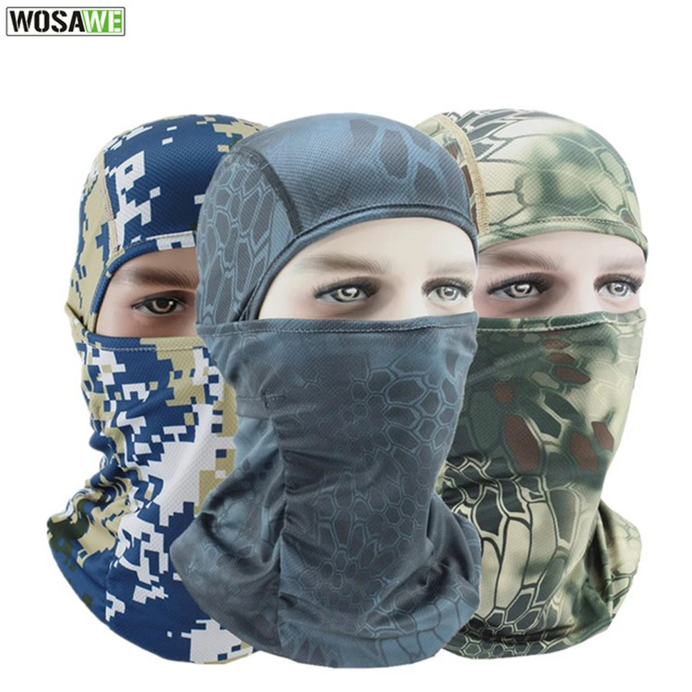 

WOSAWE Motorcycle Balaclava Face Mask Scarf Face Sheilds Winter Windproof Dustproof Mouth Guard Training Hood Ski Neck Full Mask