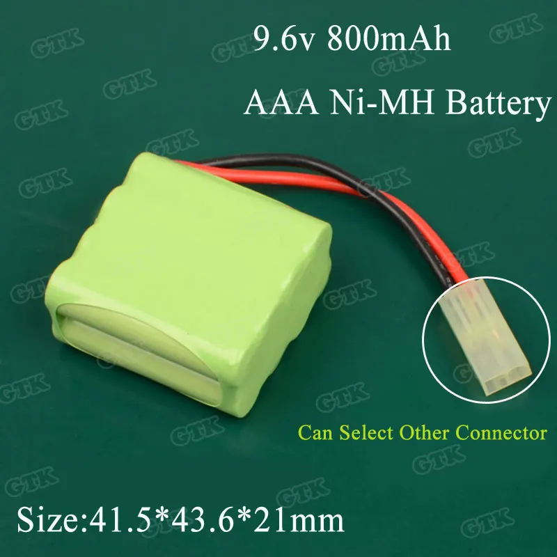 Buy 2pcs 9.6v 800mah AAA NI MH rechargeable Battery