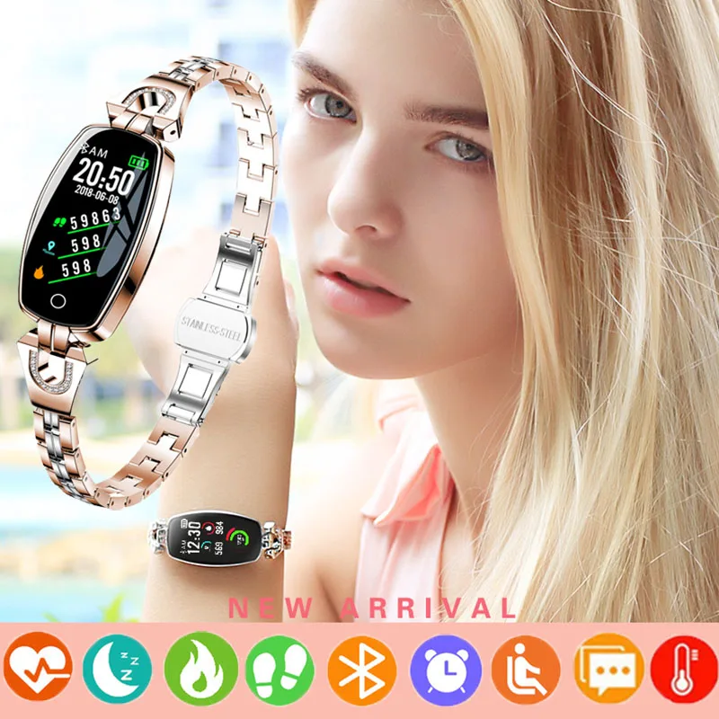 

Bracelet Smart Watch Women Smart Watches digital inteligente For Android IOS Heart Rate Blood Pressure Monitor Gift for Wife New