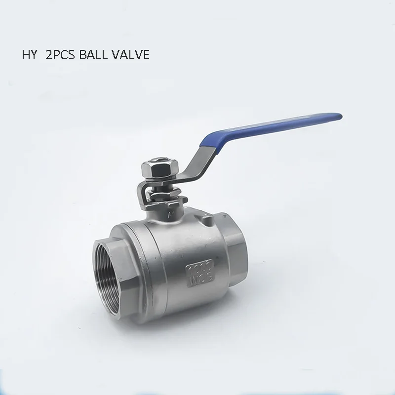 

1" BSPT Female Stainless Steel SS316L SS304 2PC Ball Valve with Vinyl Handle, Stainless steel Thread Ball Valves