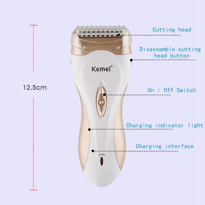 Kemei KM 3518 для мужчин и женщин нож бритья электробритва эпилятор бритва