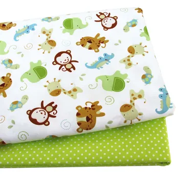 

Animals Series Printed Twill Cotton Fabric DIY Sewing Quilting Material For Cotton Clothes Cushions Pillows 100*160cm