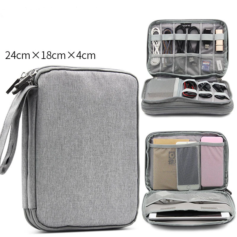 Travel Gadget Organizer Bag Portable Storage bag for USB mobile power
