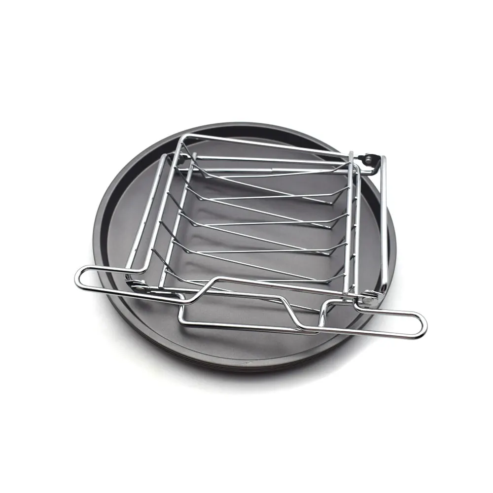 12 inch 4PCS/set Carbon Steel Nonstick Pizza Baking Pan Tray Pizza Plate Dishes Holder Bakeware Home Kitchen Baking Tools