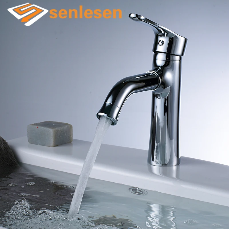 

Wholesale And Retail Bathroom Vessel Sink 360 Swivel Spout Basin Faucet Single Handle Hole Cold and Hot Water Mixer Tap