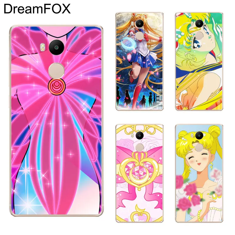 DREAMFOX K184 Sailor Moon Pattern Soft TPU Silicone Case Cover For Xiaomi Redmi Note 3 4 5 Plus 3S 4A 4X 5A Pro Global |