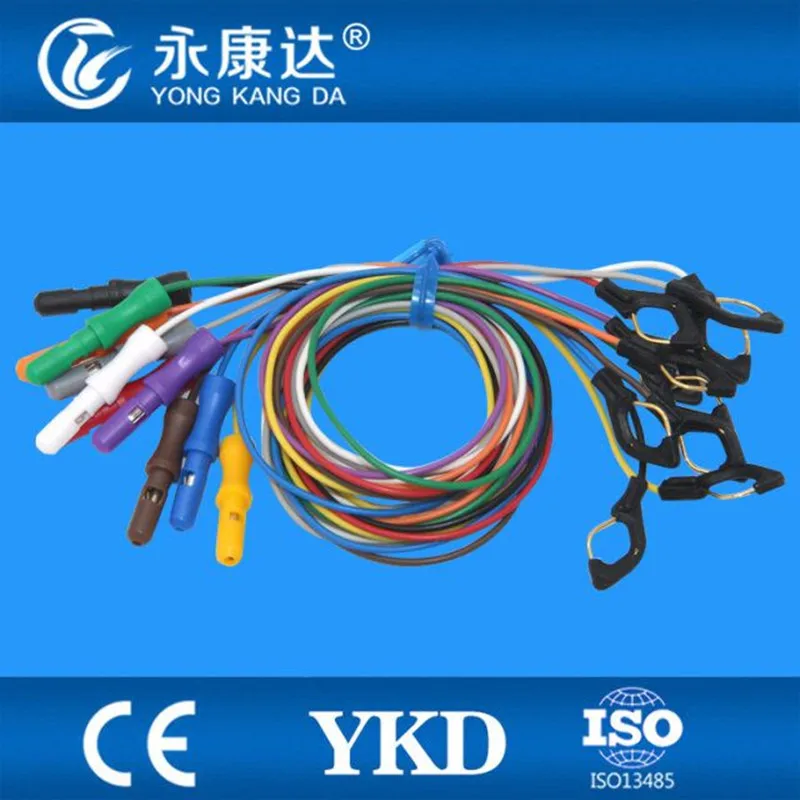 

7pcs/Lot Free Shipping 1.5mm Copper Tube to Electrode Copper Button 1.2 Color PVC Wire
