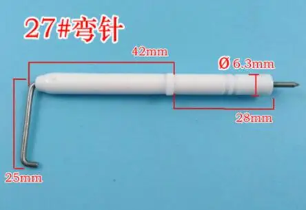 

Cooktop Parts gas burner L shape ignition needle curved NO.27