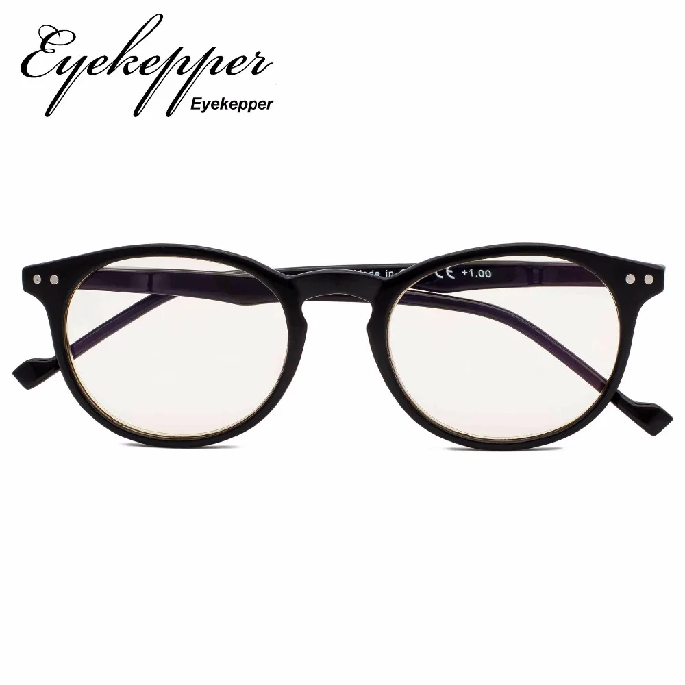 CG071 Eyekepper ретро овальные круглые очки для чтения с защитой от ультрафиолета