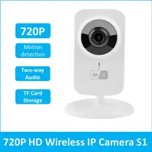 Mini IP Camera Wi-Fi 720P HD P2P Smart CCTV Camera Fashion Baby Monitor Home Security System Video Recorder IP kamera V380 S1