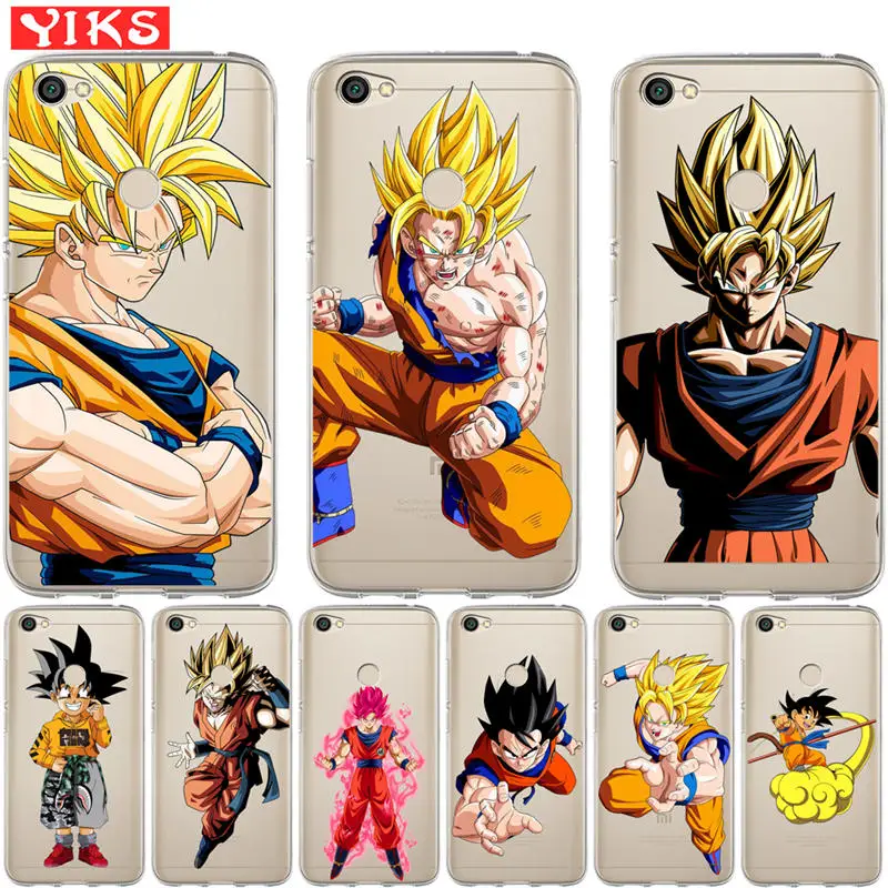 

Coque For Xiaomi Redmi Hongmi 3S 4A 4X mi 6 A1 5X Note 3 4 4X 5A 5 Plus Pro Prime Dragon Ball pattern Phone Case Back Cover