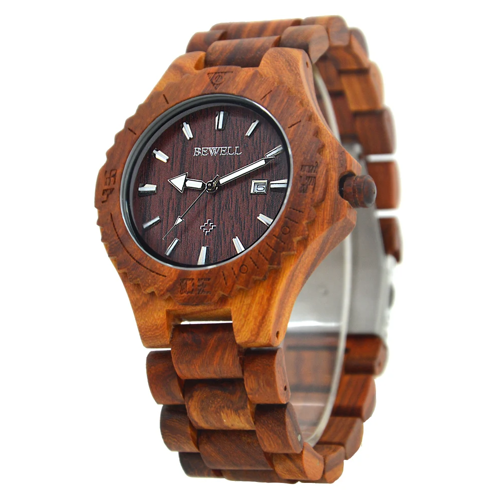 BEWELL Business font b Watch b font Men 2016 Brand Luxury Clock Men Auto Date Quartz