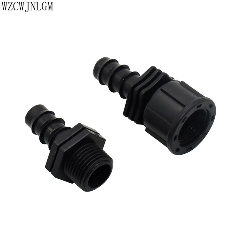 1/2&quotMale Thread Straight Connector Agriculture Irrigation Connections to16mm Garden Hose Plastic 20Pcs | Дом и сад