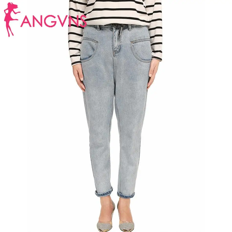 S Bleu Femmes Boylymia Lumière Droite Pantalon Moyen Jean 1 Bootcut Casual Neutre taille Décontracté gWZOXqnRZ