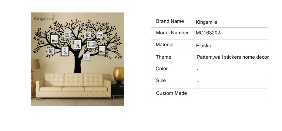 Огромные семейные фотографии Дерево виниловые черные настенные наклейки дерево наклейки в виде ветки обои настенные наклейки для гостиной диван домашний декор
