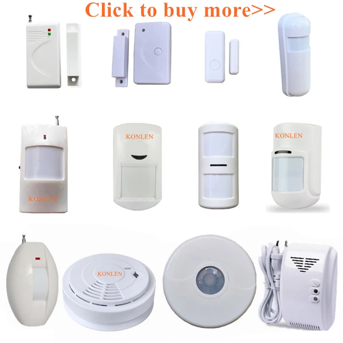 Wireless Alarm Sensors detector 433MHZ