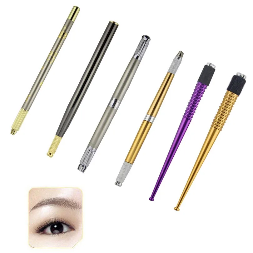2018 Hot Sales Professional Manual Tattoo Permanent Makeup Eyebrow Pen Microblading Pencil Tools | Красота и здоровье