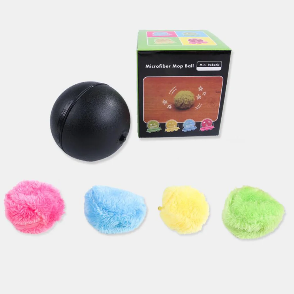 

Magic Automatic Ball Toy Ball Dog Cat Toy Automatic Pet Plush Ball Activation Automatic Ball Chew Plush Floor Clean Toys Pet