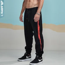 Aimpact, новинка, повседневные штаны для бега, для мужчин, для активного отдыха, эластичные, городские, байкерские, мужские, хлопковые, на завязках, спортивные штаны, мужские, AM5003
