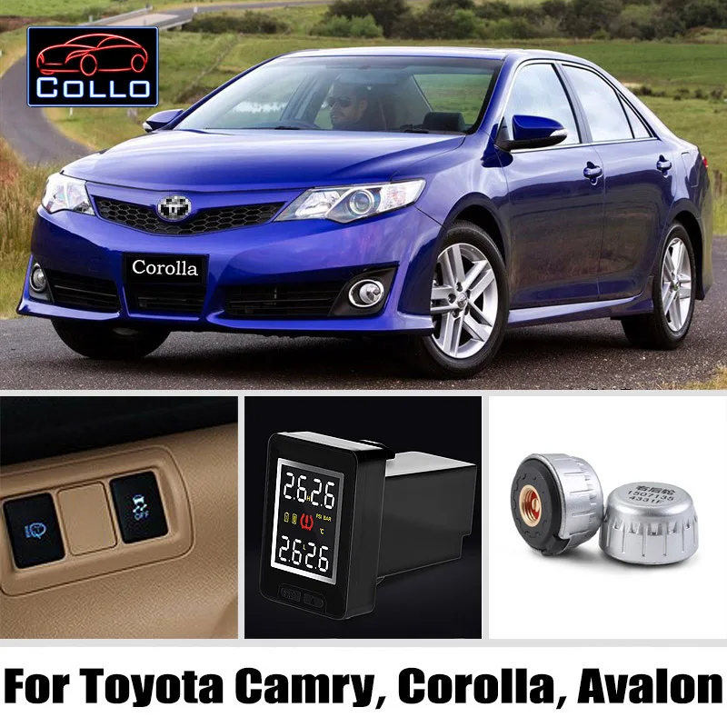 Беспроводная система мониторинга давления в шинах для TOYOTA Camry Corolla Avalon/TPMS внешние