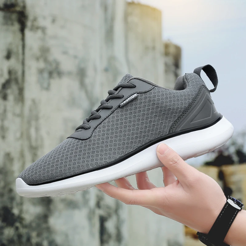 Men Shoes Summer Sport Sneakers Breathable Fashion Mesh Casual Shoes ...